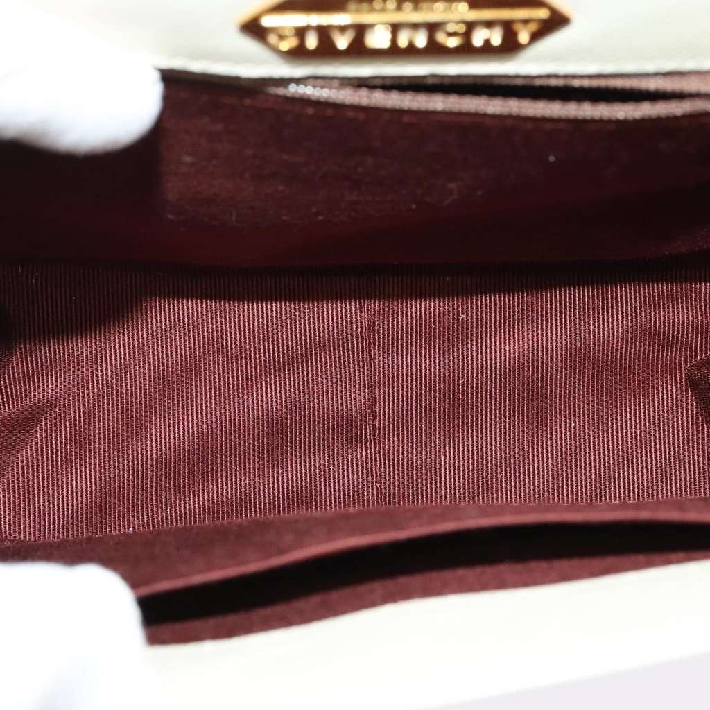 Givenchy Vintage Handbag Ecru Leather Good condition - Box View