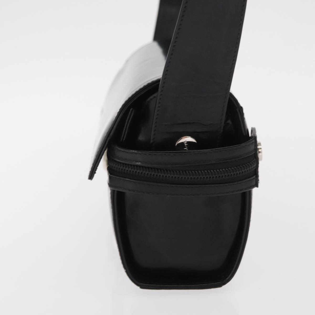 Salvatore Ferragamo Gancini Shoulder Bag Black Leather Good condition - Inside View