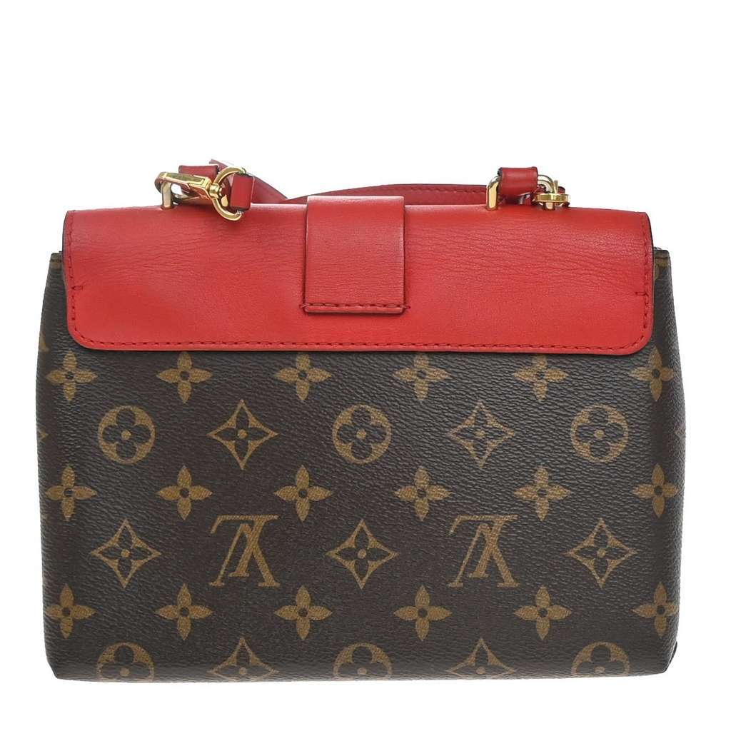 Louis Vuitton Locky Handbag Brown Canvas Good condition - Back View