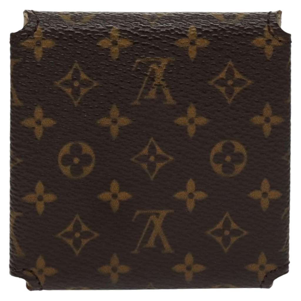 Louis Vuitton CASE JEWELRY BOX Brown Canvas Good condition - Back View