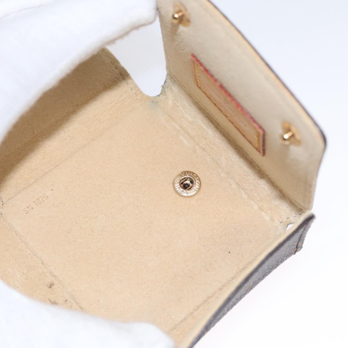 Louis Vuitton CASE JEWELRY BOX Brown Canvas Good condition - Box View