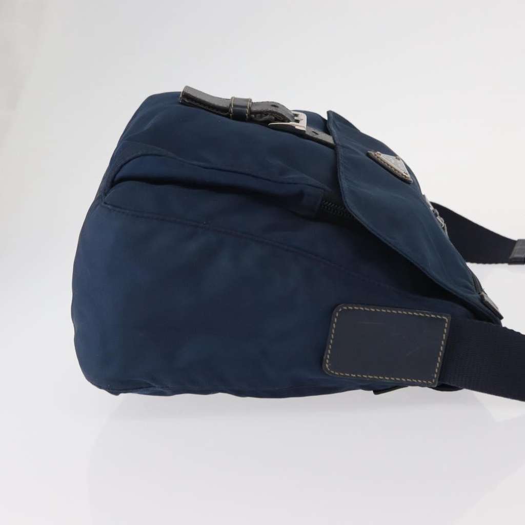 Prada Buckle Messenger Bag Navy Good condition - Inside View