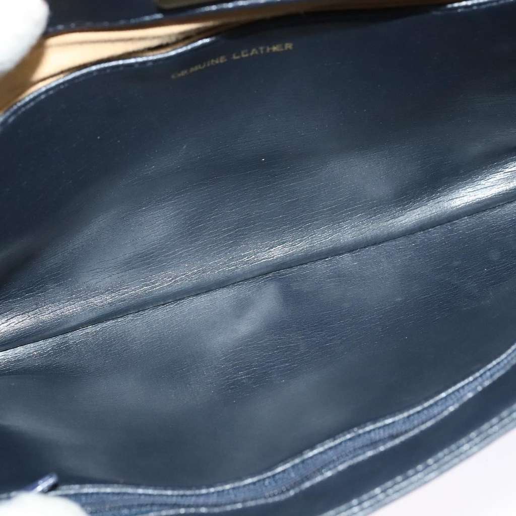Givenchy Vintage 4G shoulder bag Navy Leather Good condition - Box View
