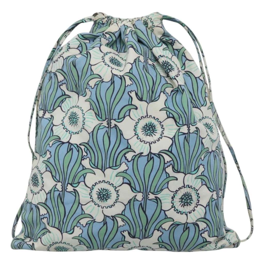 Prada Travel Pouch Blue Cotton Good condition - Back View