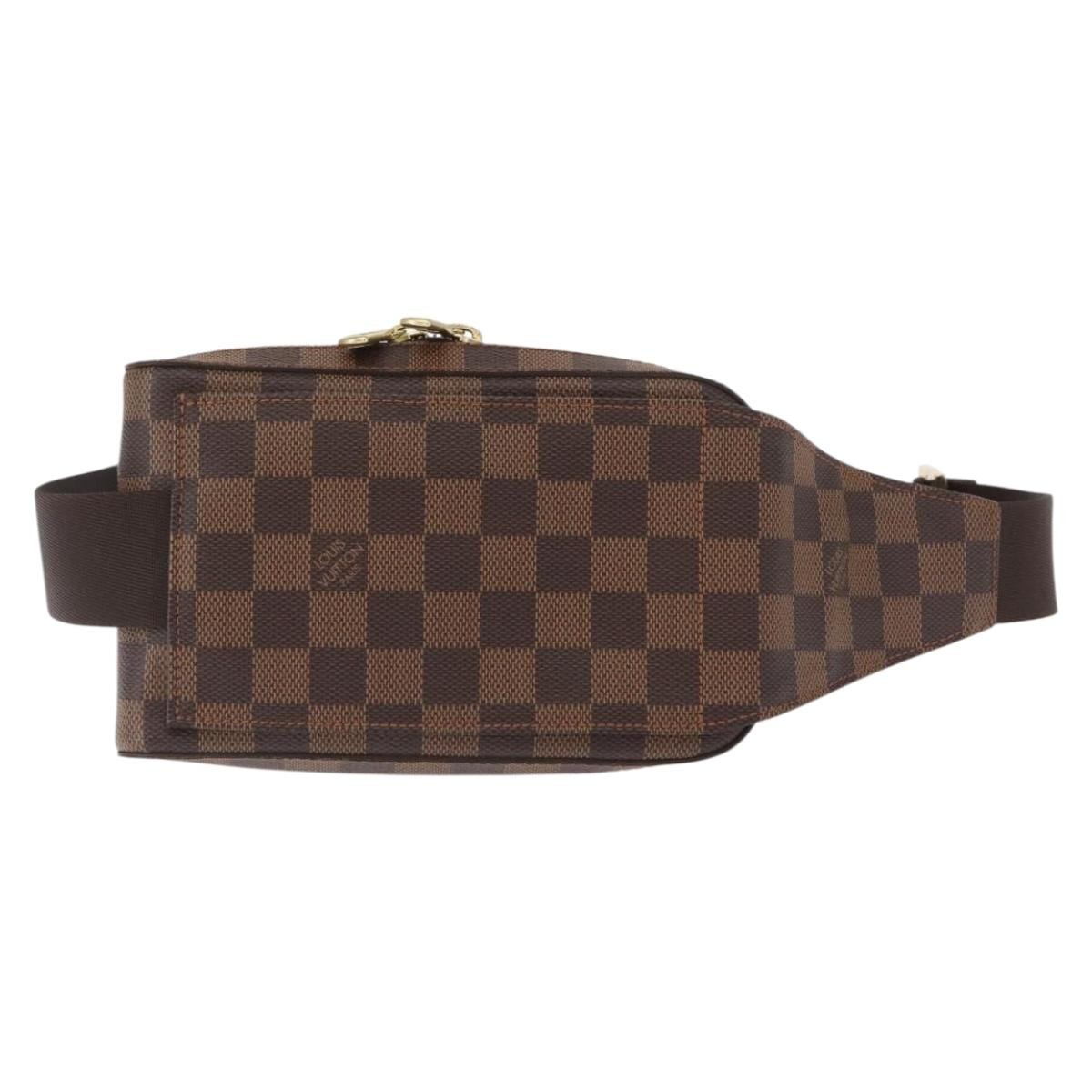 Louis Vuitton Geronimos Waist Bag Brown Canvas Good condition - Back View