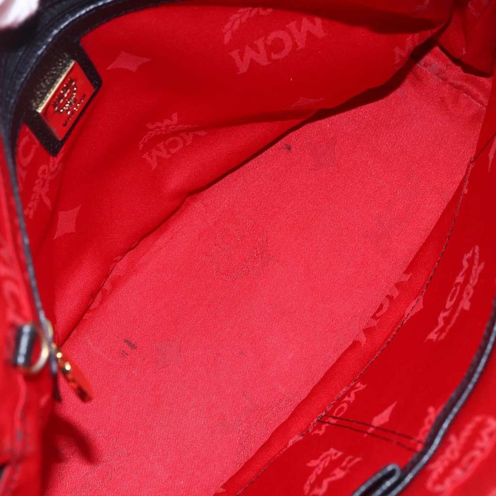 Mcm Vintage tote Black Leather Good condition - Box View