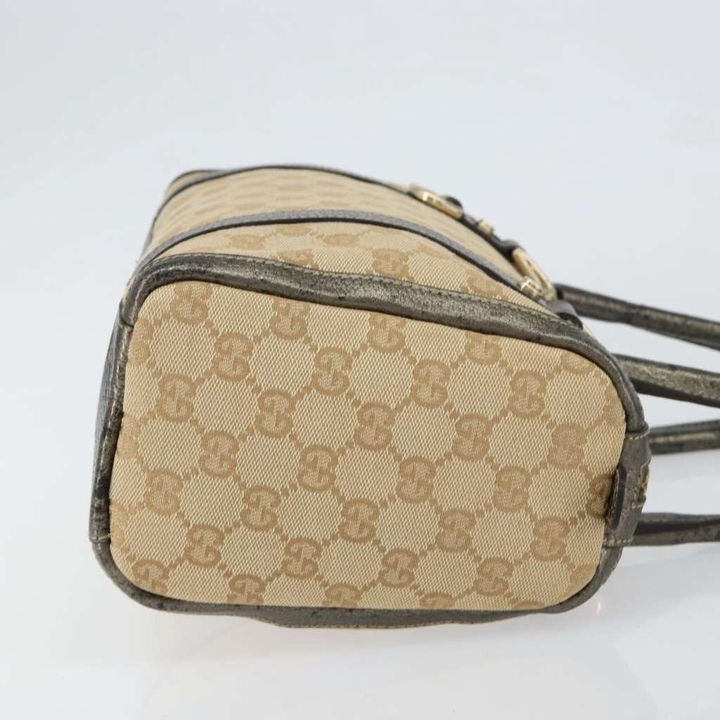 Gucci Abbey Boston Bag Beige Canvas Good condition - Inside View