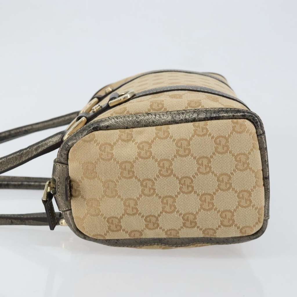 Gucci Abbey Boston Bag Beige Canvas Good condition - Model View