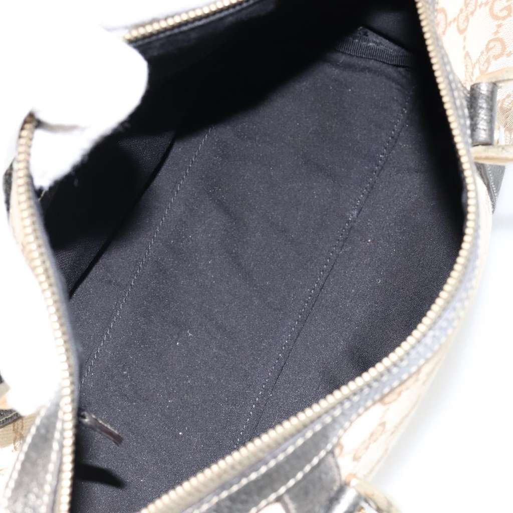 Gucci Abbey Boston Bag Beige Canvas Good condition - Box View