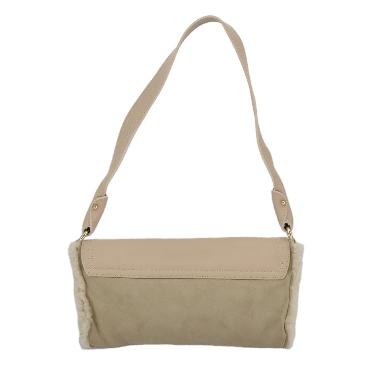 Salvatore Ferragamo Gancini Shoulder Bag Pink Leather Good condition - Back View