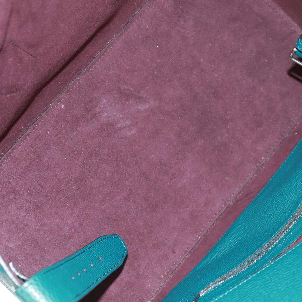 Bally Vintage Handbag Green Leather Good condition - Box View