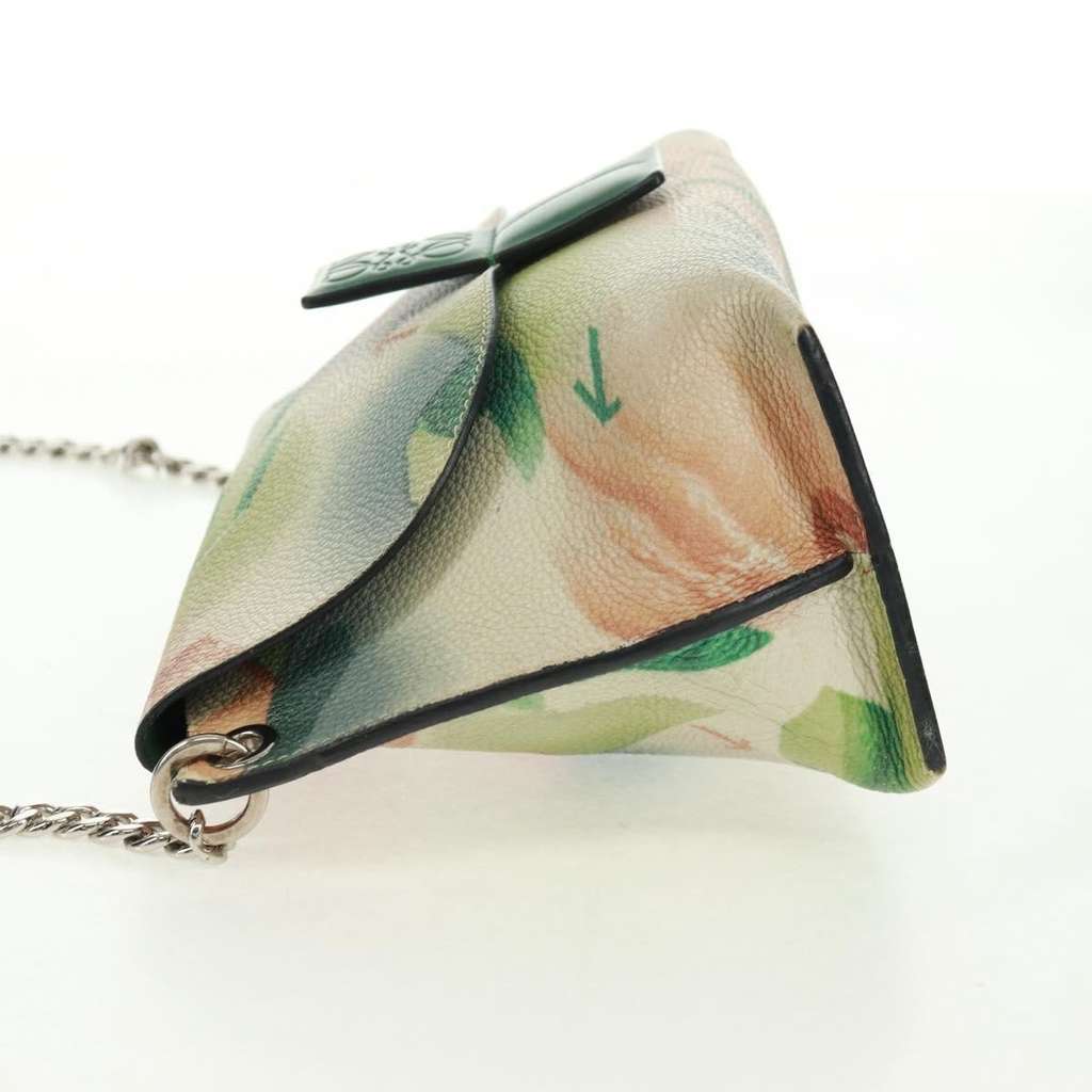 Loewe Avenue Crossbody Green Leather Good condition - Inside View