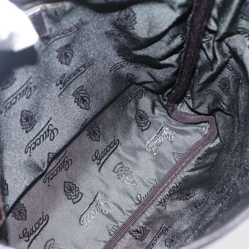 Gucci Flap Messenger Brown Leather Fair condition - Box View