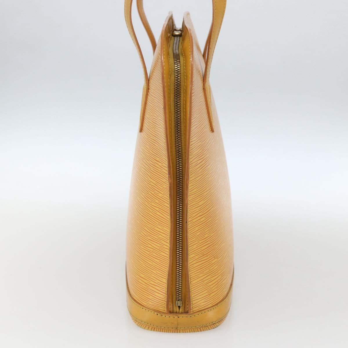 Louis Vuitton Lussac Handbag Yellow Leather Good condition - Inside View