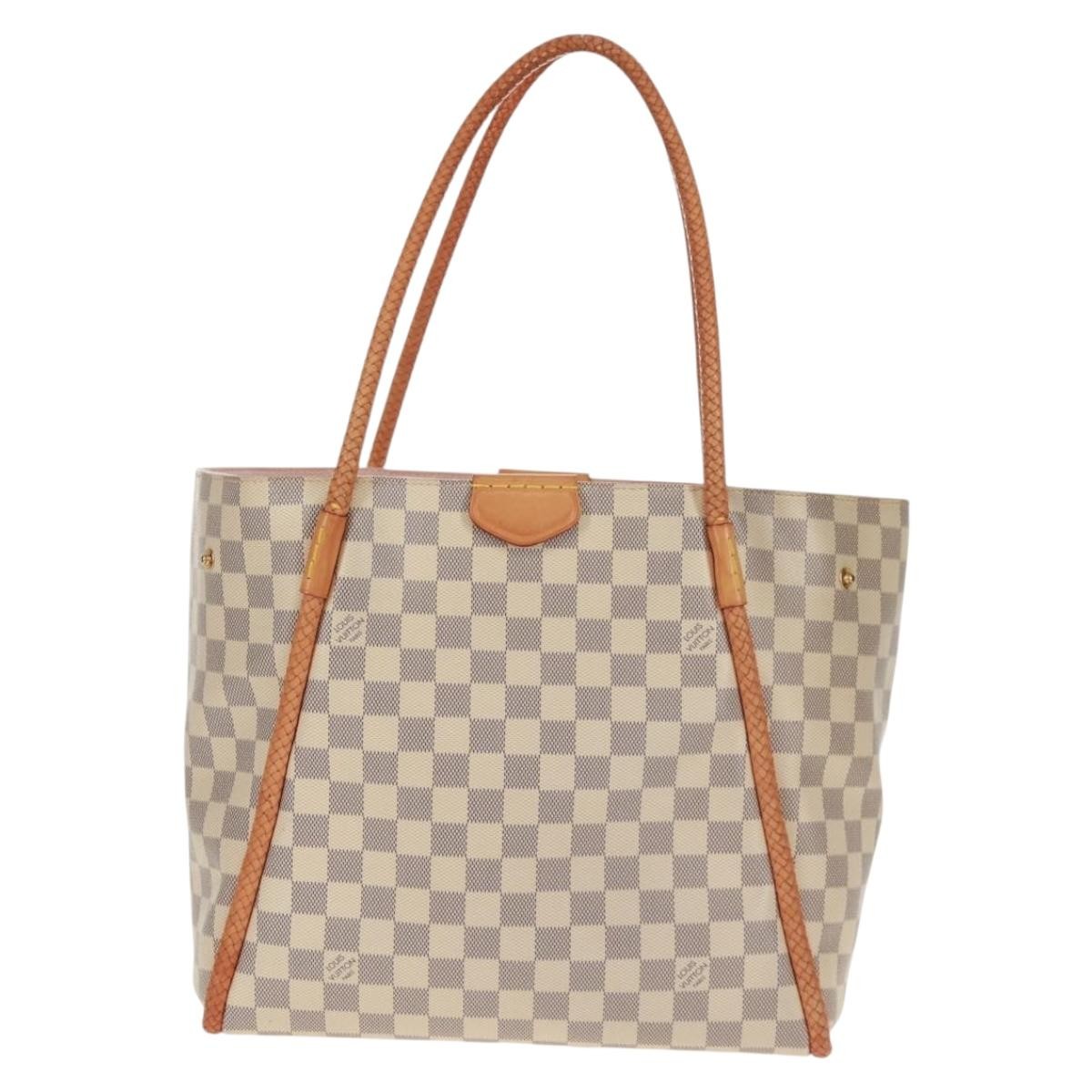 Louis Vuitton Propriano Handbag White Canvas Good condition - Back View