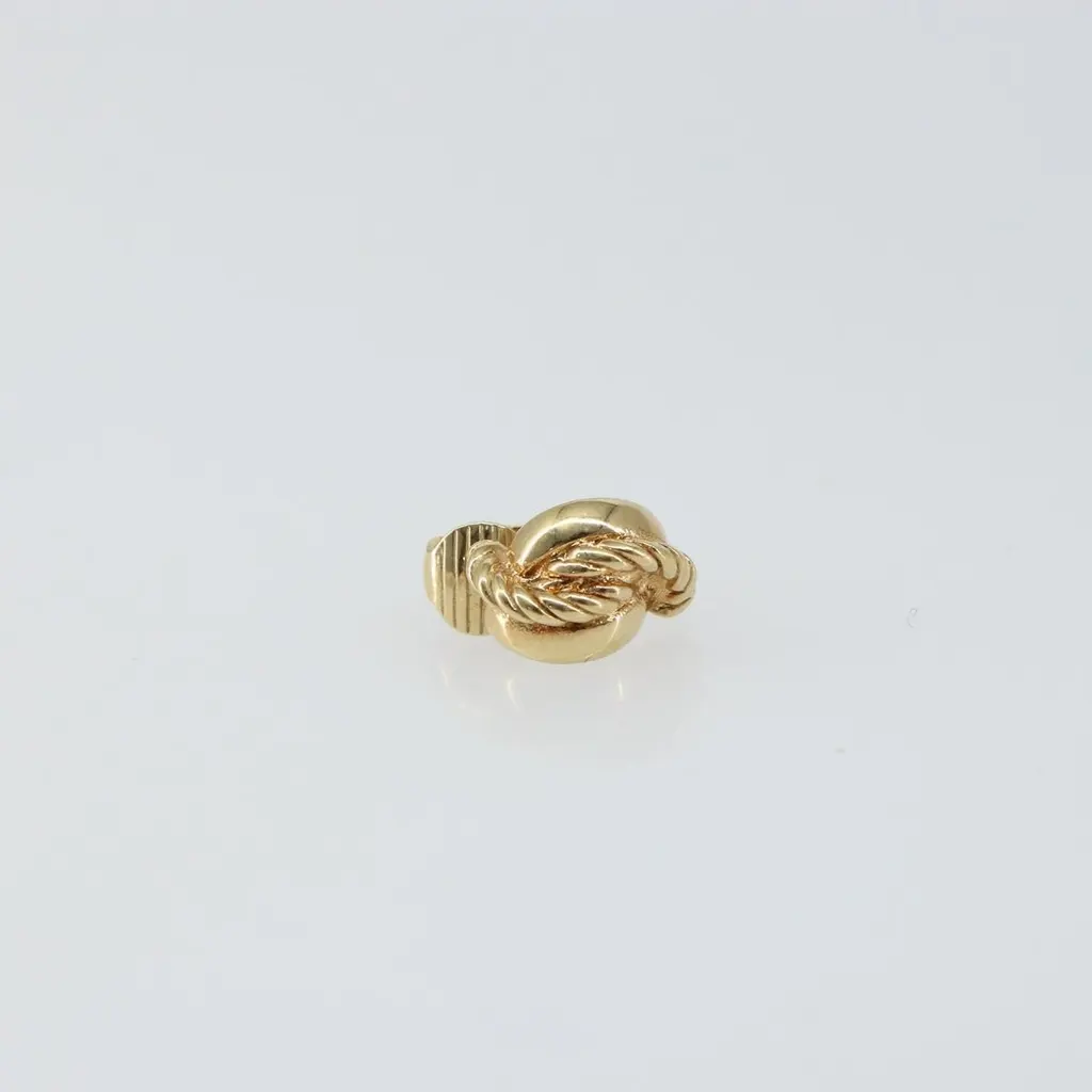 Dior Vintage clip-on earrings Gold Good - Back View