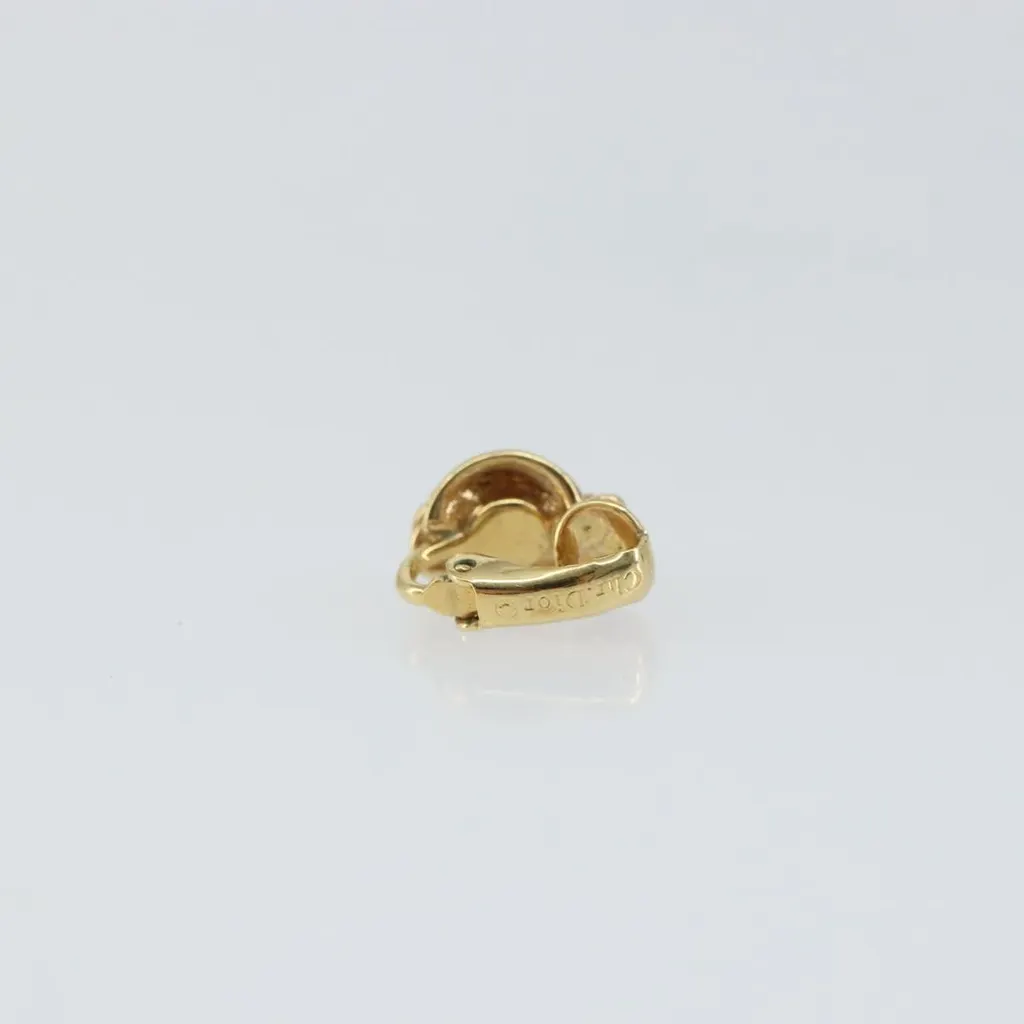 Dior Vintage clip-on earrings Gold Good - Inside View