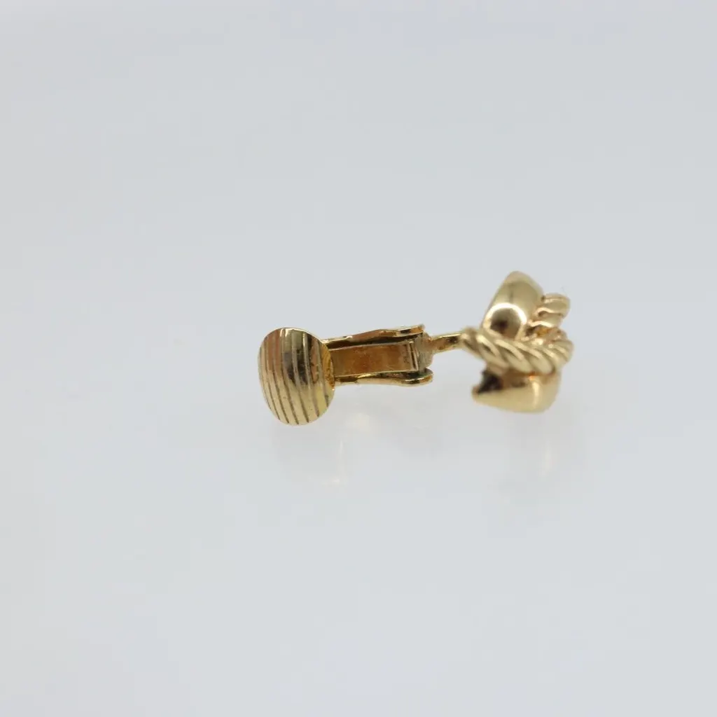 Dior Vintage clip-on earrings Gold Good - Box View