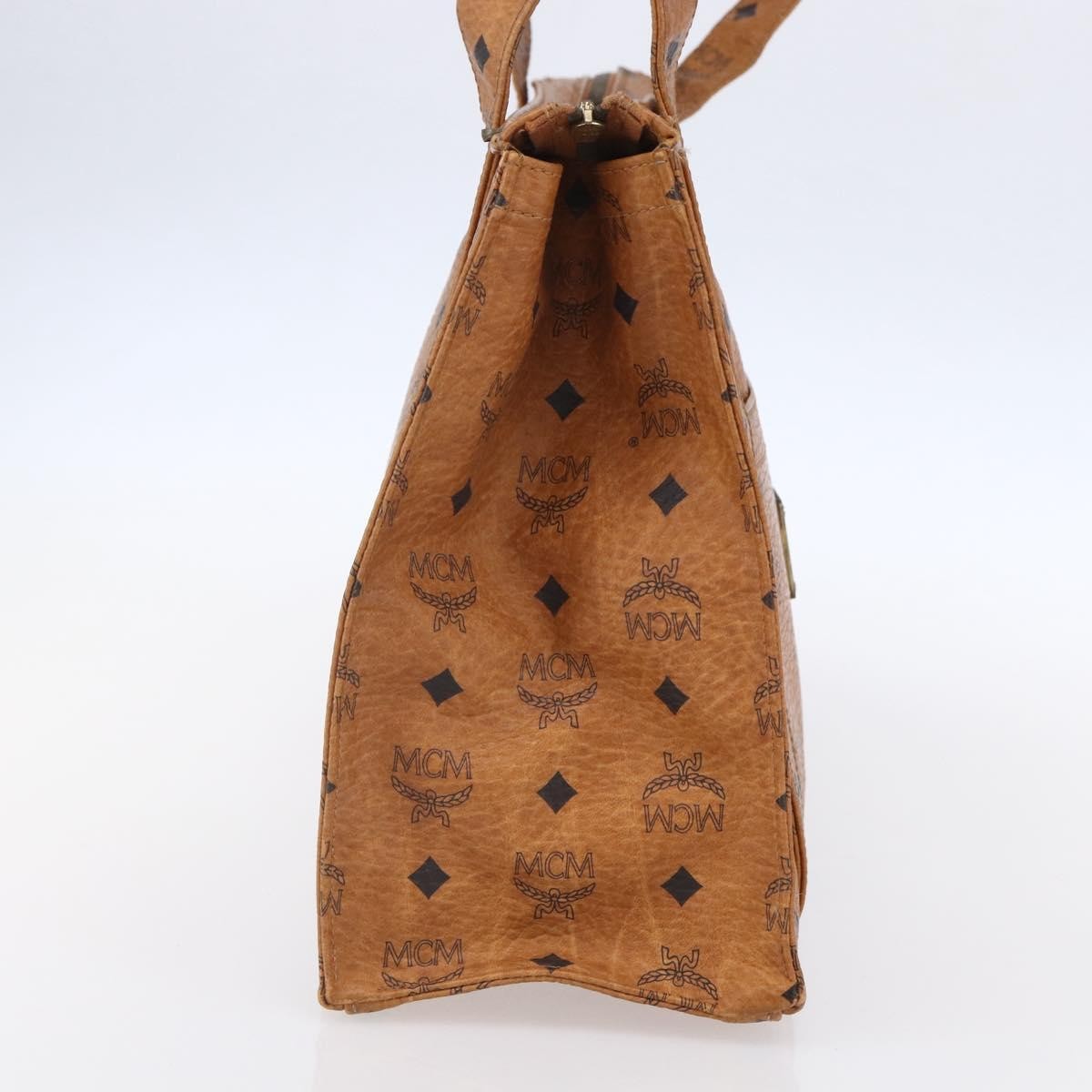 Mcm Visetos Shoulder bag Brown Canvas Good condition - Inside View