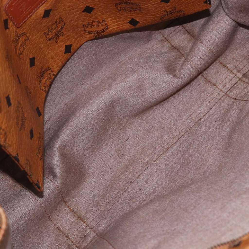 Mcm Visetos Shoulder bag Brown Canvas Good condition - Box View