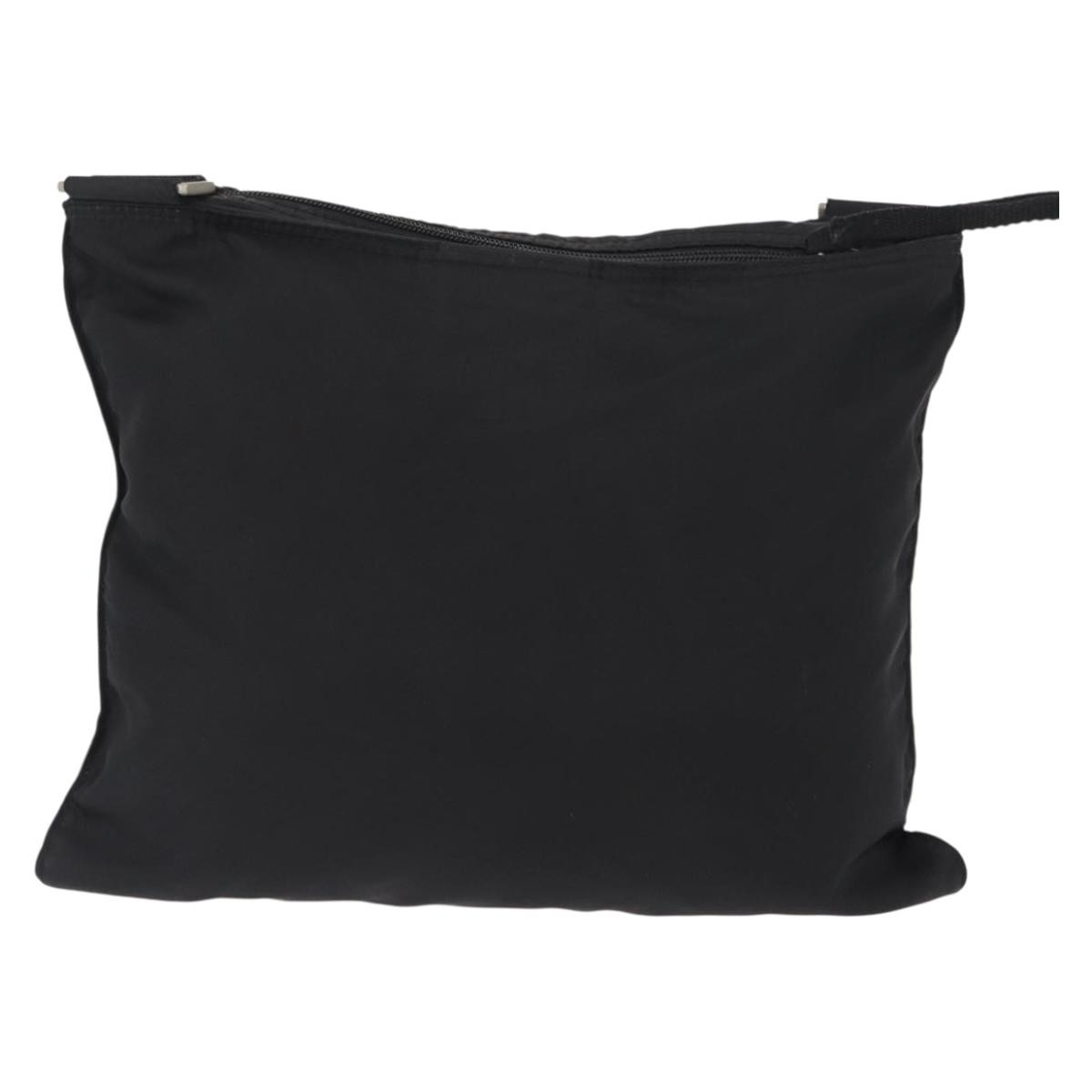 Prada Zip Messenger Bag Black Good condition - Back View