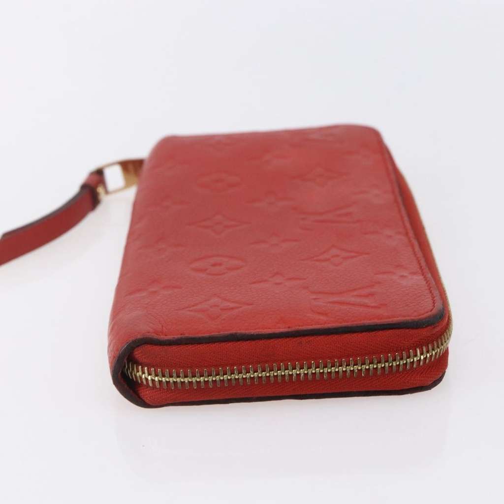 Louis Vuitton Portefeuille zippy Monogramme Empreinte Red Leather Good condition - Model View