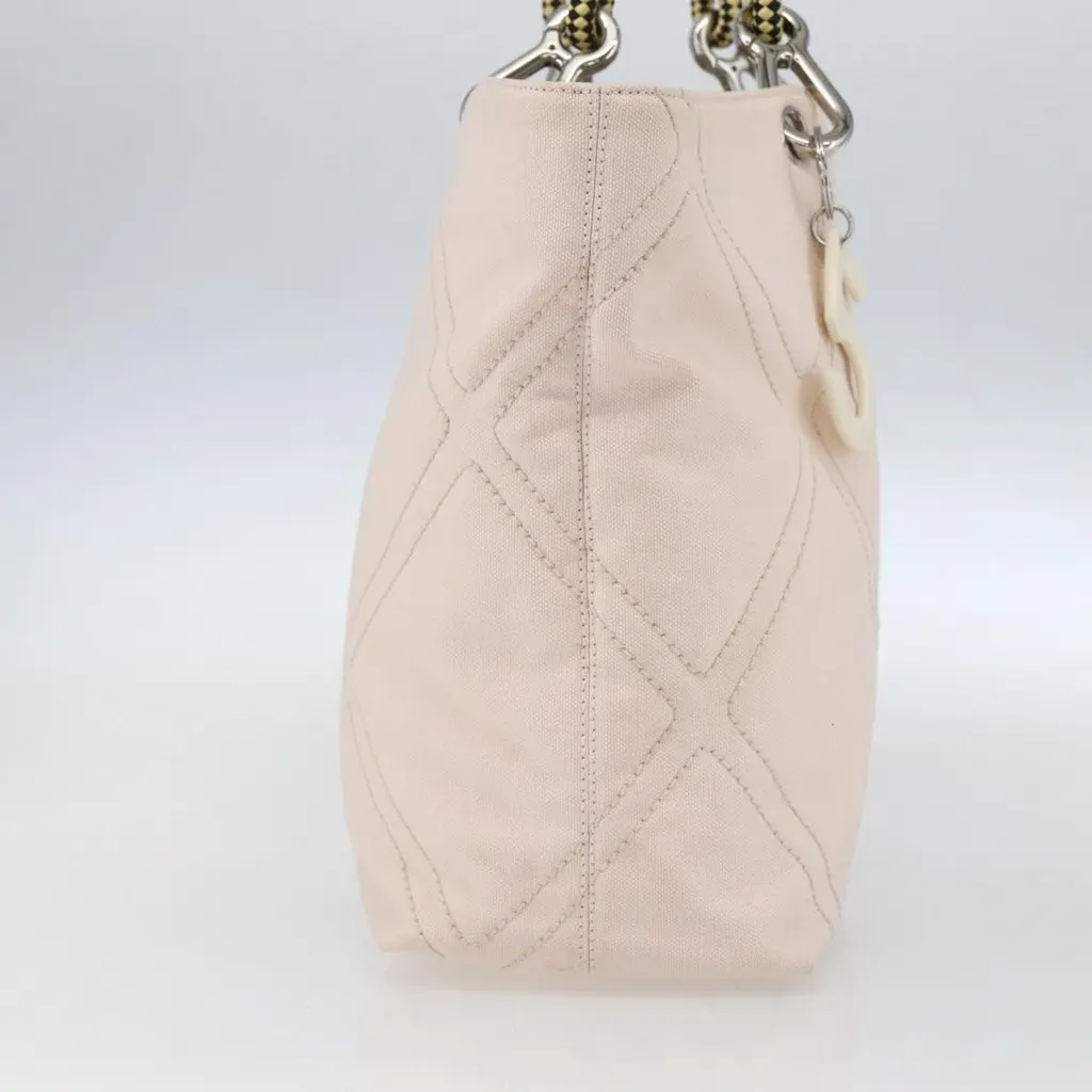 Chanel Vintage Cruise Line No.5 Tote Pink Canvas Good - Inside View