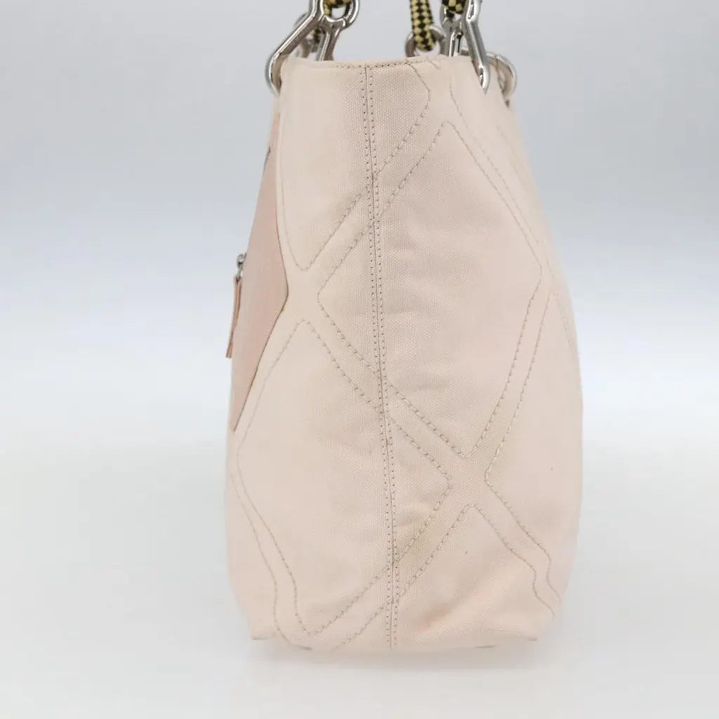 Chanel Vintage Cruise Line No.5 Tote Pink Canvas Good - Model View