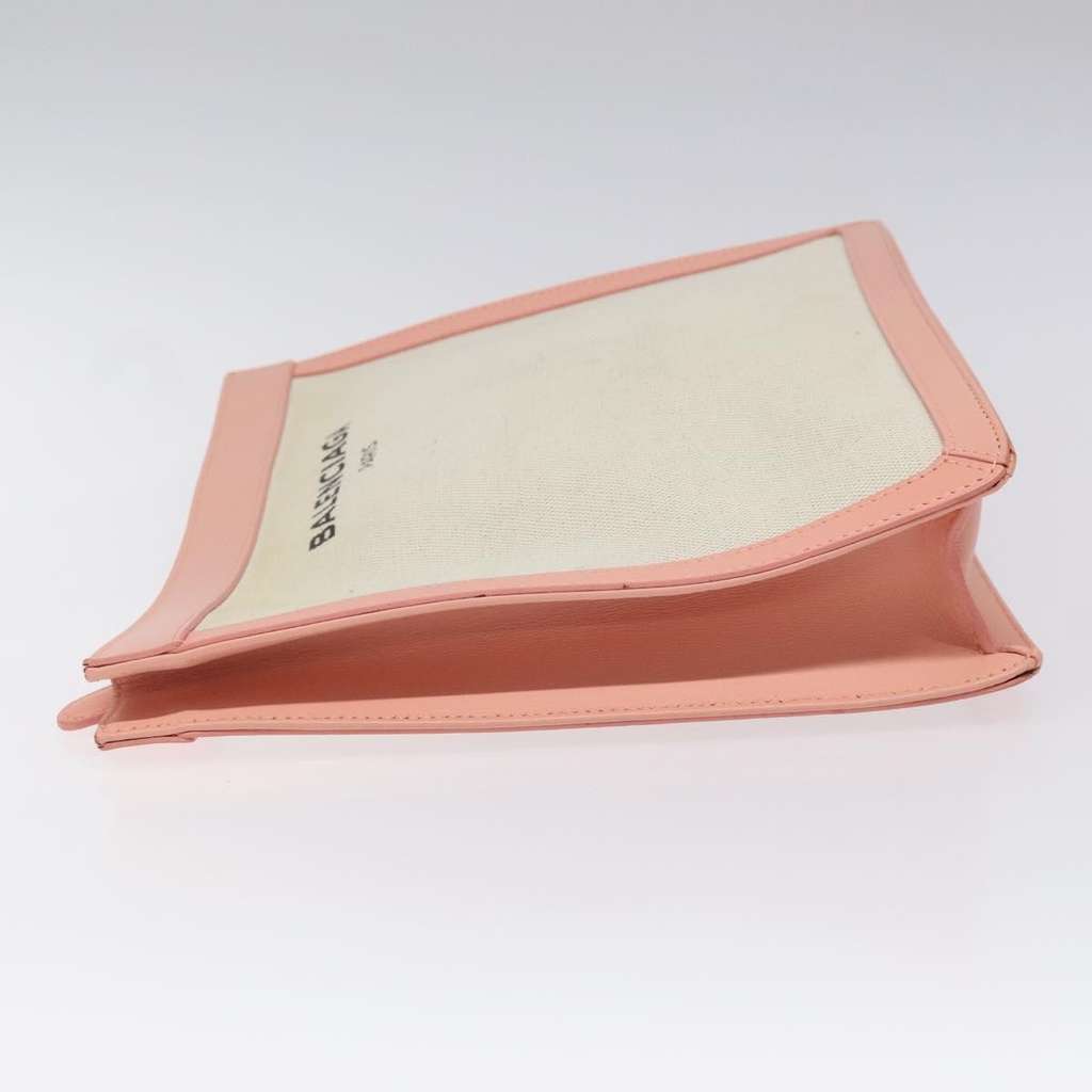 Balenciaga Navy Clutch Pink Canvas Good condition - Model View