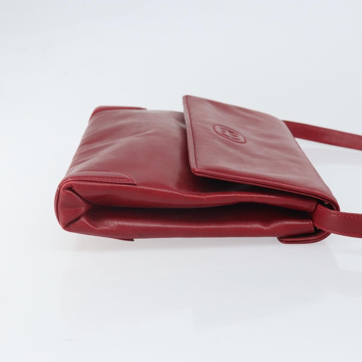 Gucci Vintage Shoulder Bag Red Leather Fair condition - Inside View