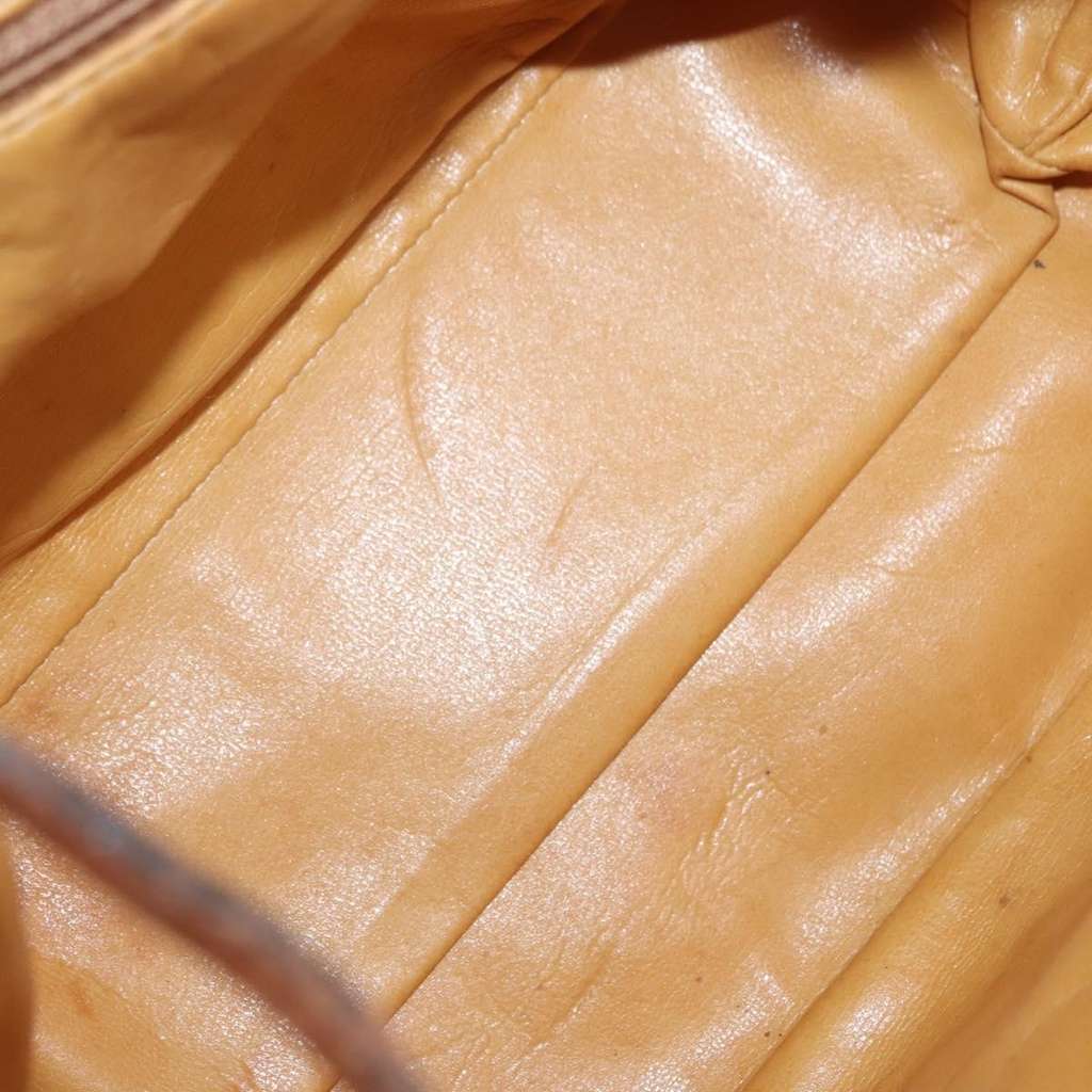 Celine Vintage Macadam Shoulder Bag Brown Canvas Fair condition - Box View