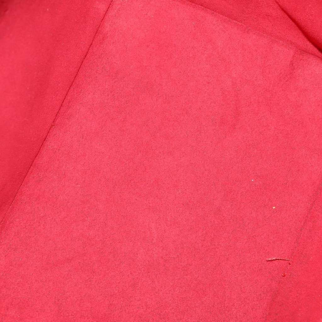 Louis Vuitton Noe Handbag Red Leather Good condition - Box View