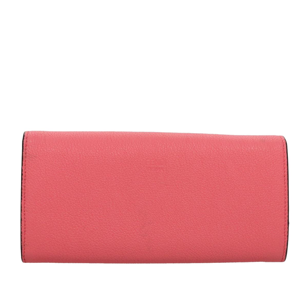 Fendi Peekaboo Wallet Pink Leather Good condition - Back View