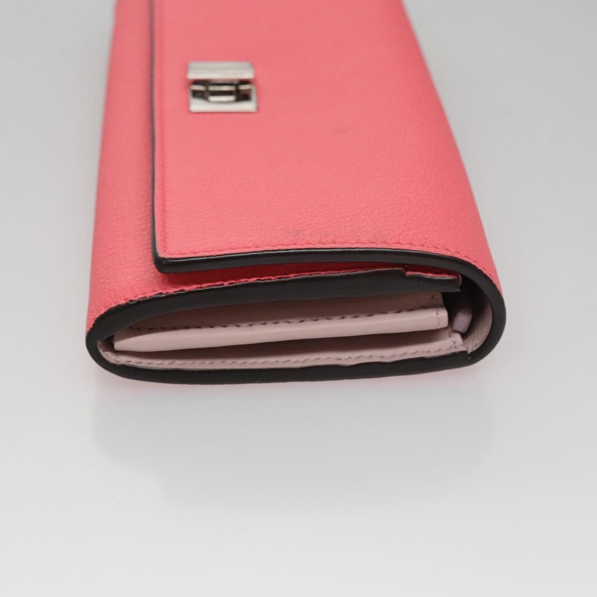 Fendi Peekaboo Wallet Pink Leather Good condition - Inside View