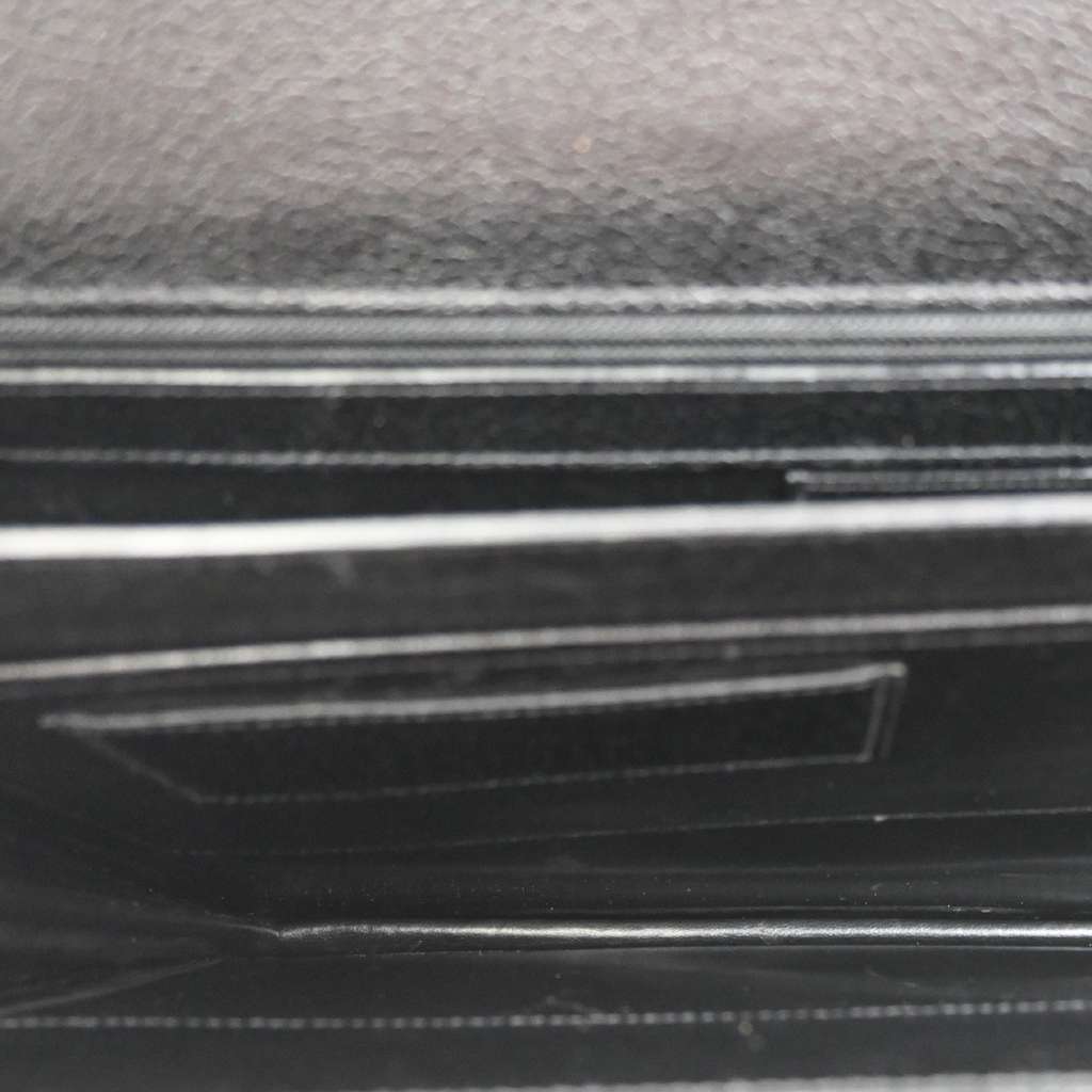 Salvatore Ferragamo Revival Briefcase Black Leather Fair condition - Box View