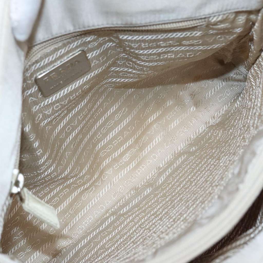 Prada Zip Around Tote Beige Good condition - Box View