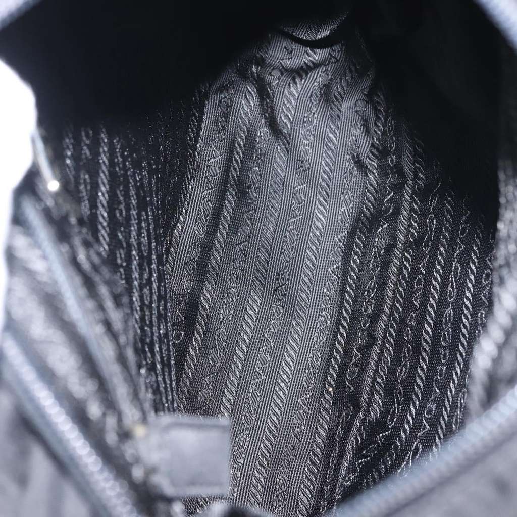 Prada Vintage Zip Tote Black Good condition - Box View