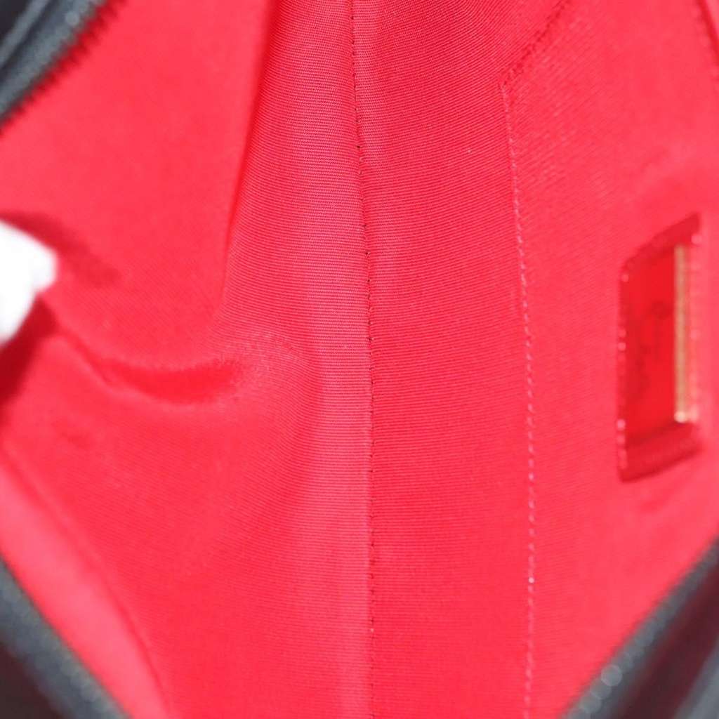 Christian Louboutin Loubiclutch Black Leather Good condition - Box View