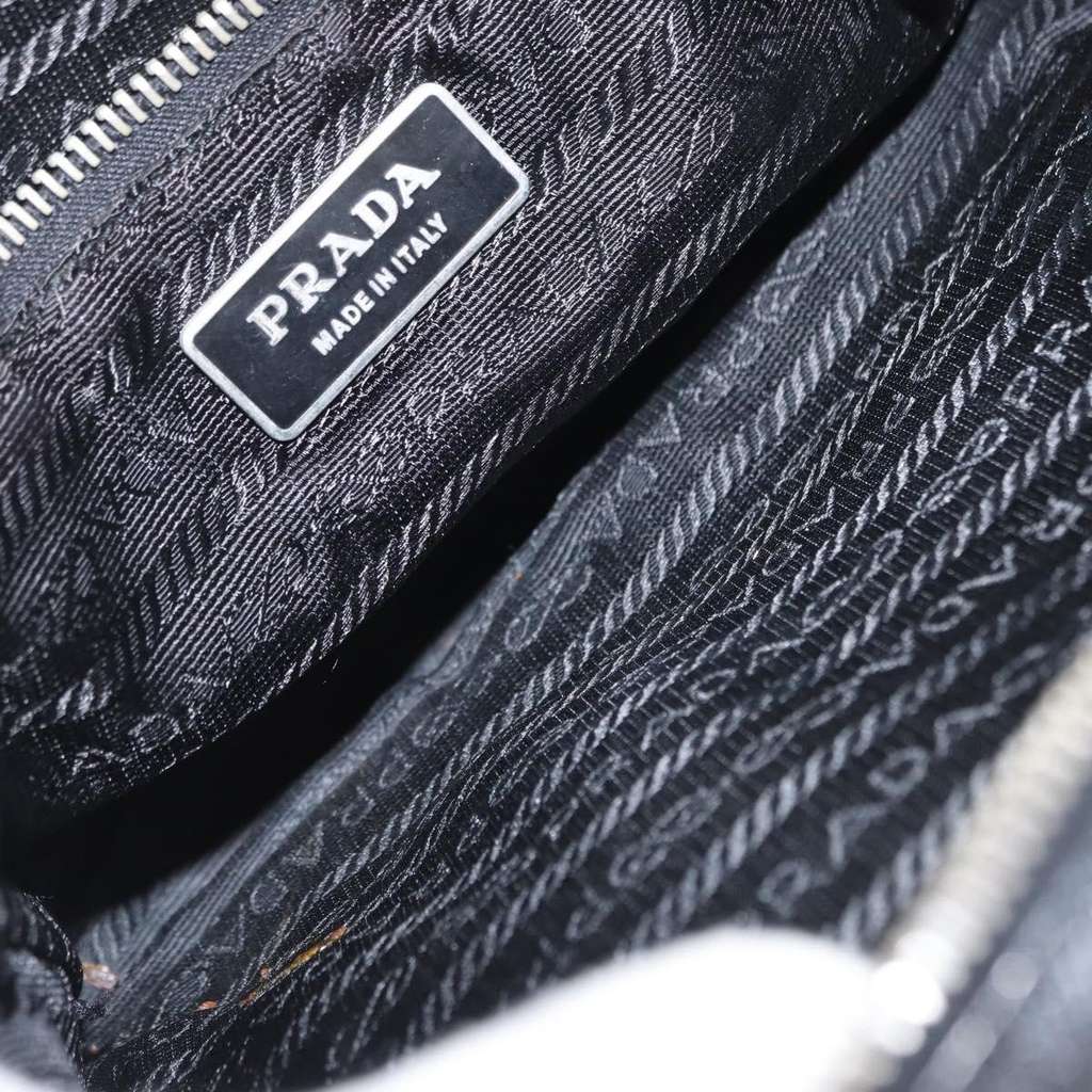 Prada Vintage Shoulder Bag Black Good condition - Box View