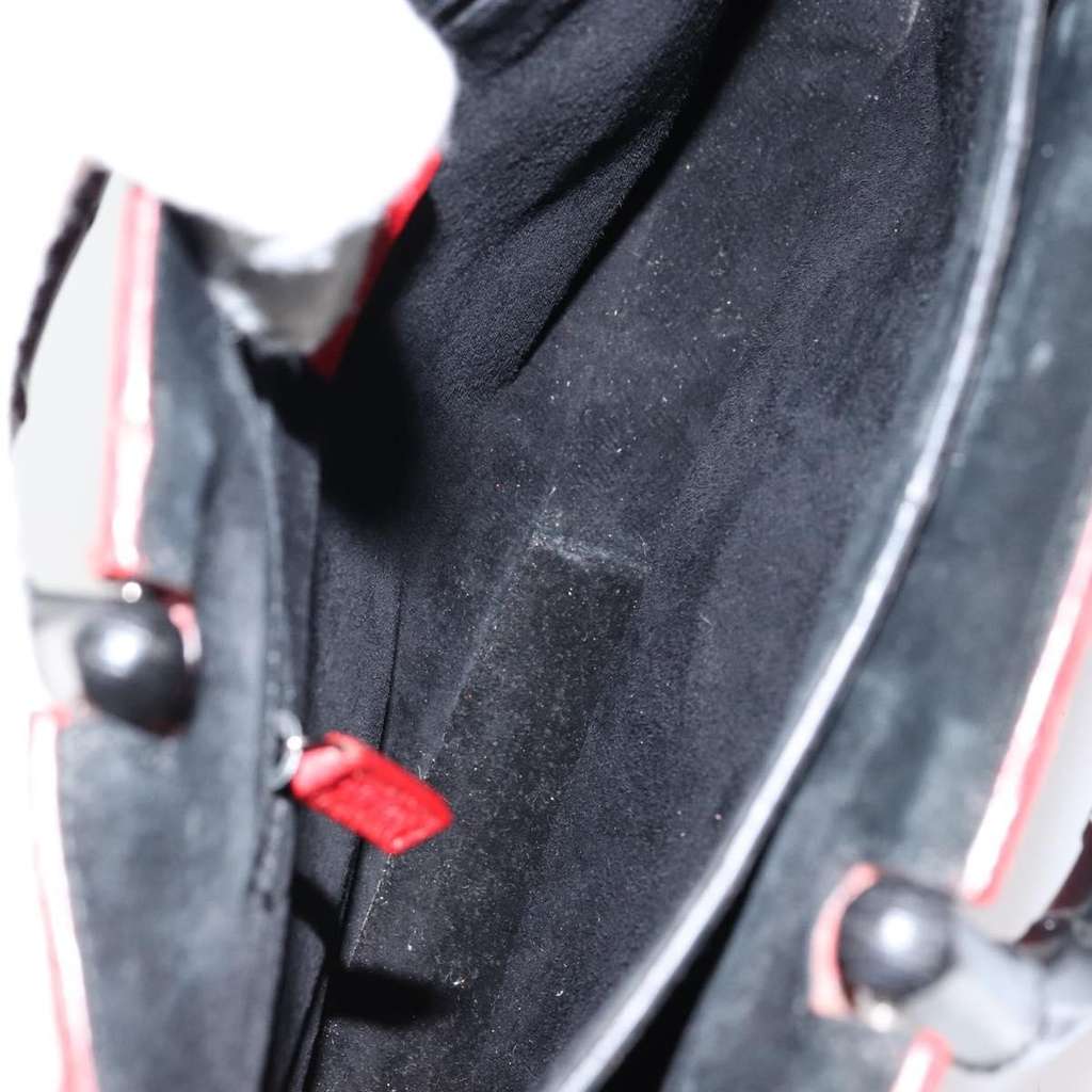 Gucci Vintage Bamboo Handle Bag Red Leather Good condition - Box View