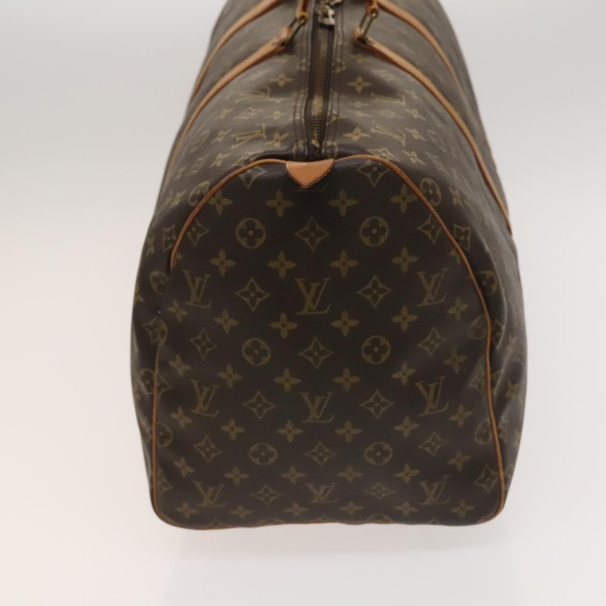 Louis Vuitton Keepall Bag Brown Canvas Good condition - Model View