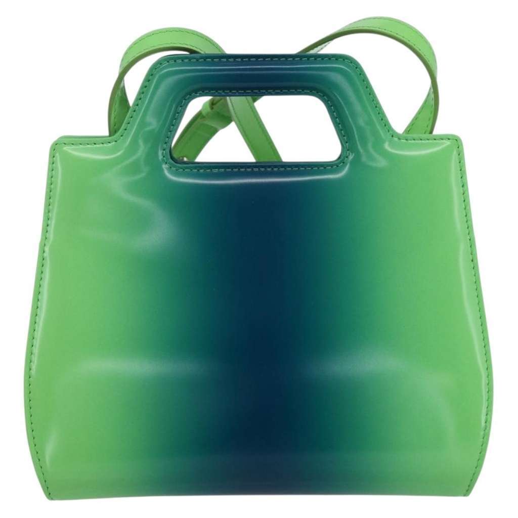 Salvatore Ferragamo Wanda Top Handle Shoulder Bag Green Good condition - Back View