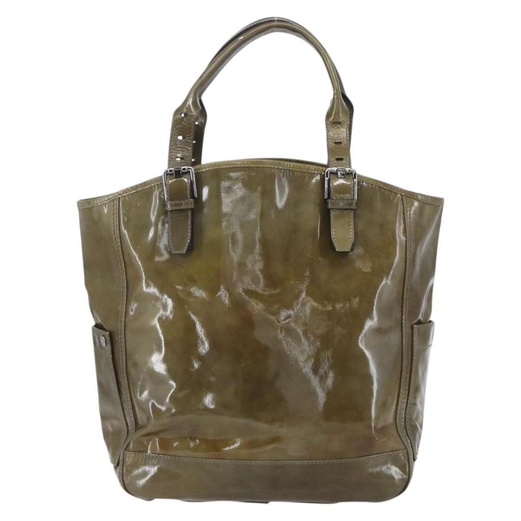 Salvatore Ferragamo Vintage Tote bag Green Good condition - Back View