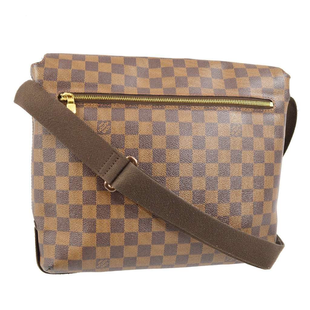 Louis Vuitton Brooklyn Handbag Brown Canvas Good condition - Back View
