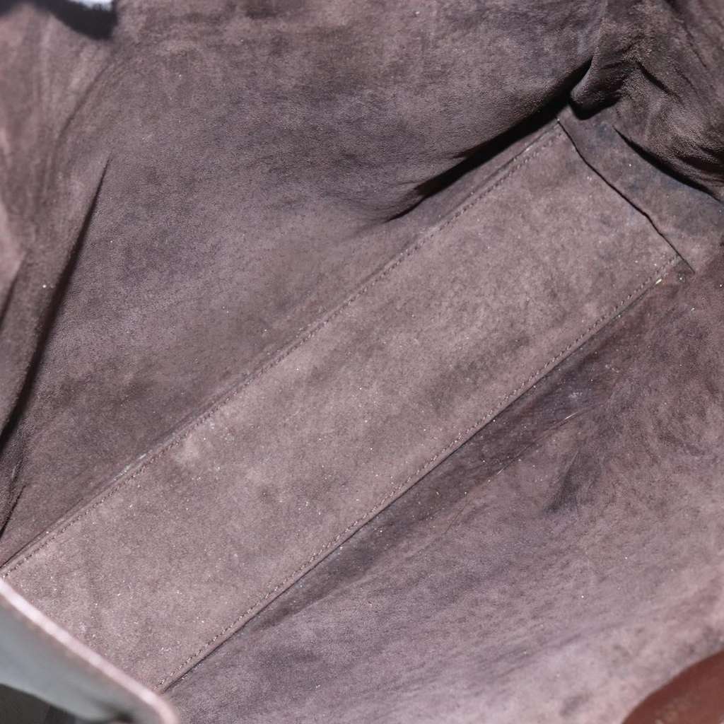 Gucci Vintage Handbag Brown Leather Good condition - Box View