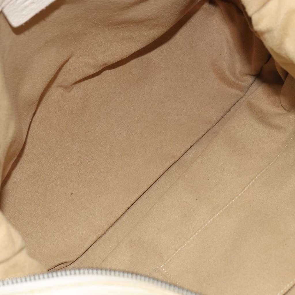 Salvatore Ferragamo Gancini Tote Beige Leather Good condition - Box View