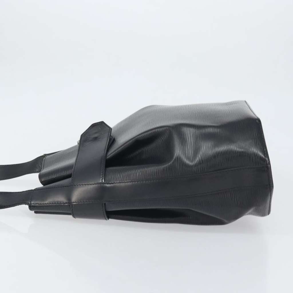 Louis Vuitton Vintage Sac d'Epaule Handbag Black Leather Fair condition - Model View