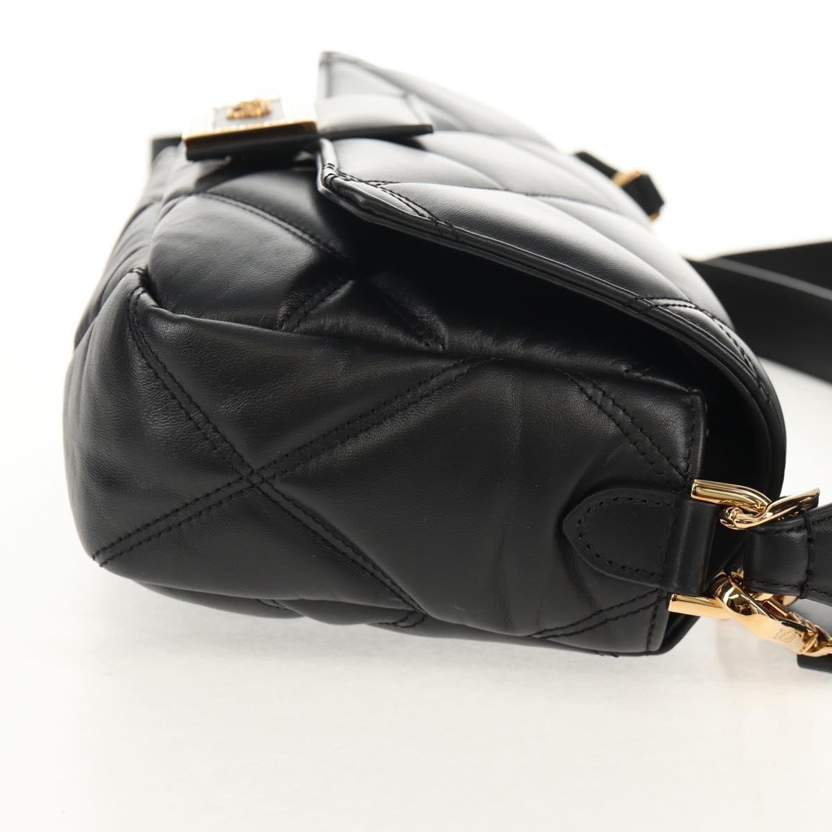 Versace Medusa Shoulder Bag Black Leather Very good condition - Model View