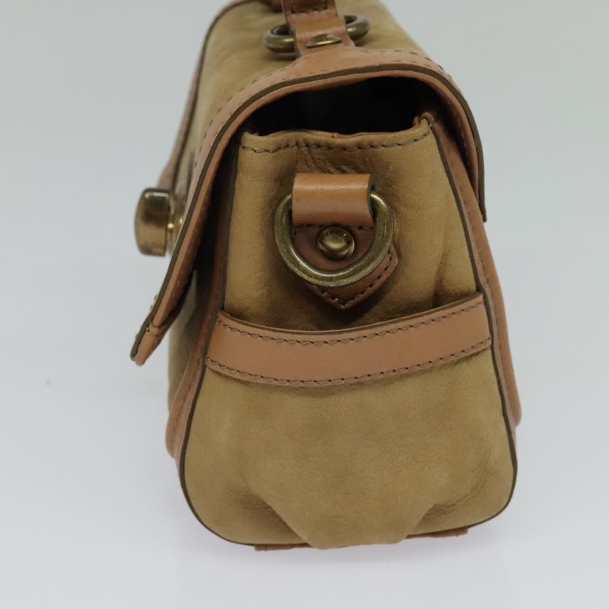 Burberry Blue Label Handbag Beige Suede Good condition - Model View