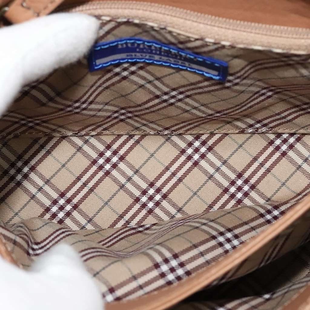 Burberry Blue Label Handbag Beige Suede Good condition - Box View